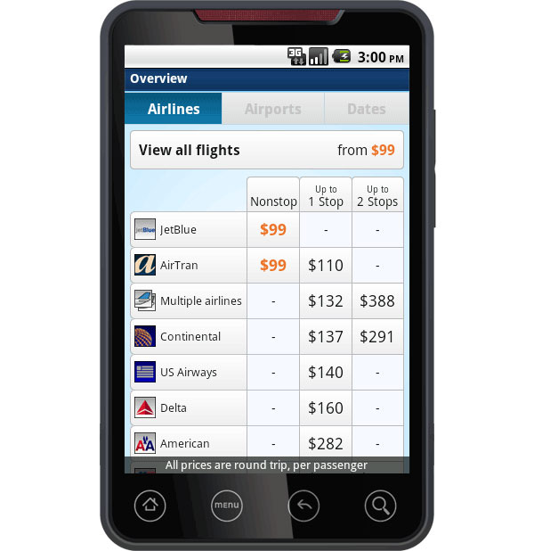 OnTheFly, aplicación para buscar vuelos baratos desde un móvil Android 2 onthefly-02