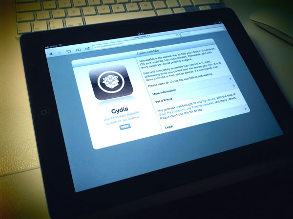 JailbreakMe ya sirve para desbloquear el iPad 2 2
