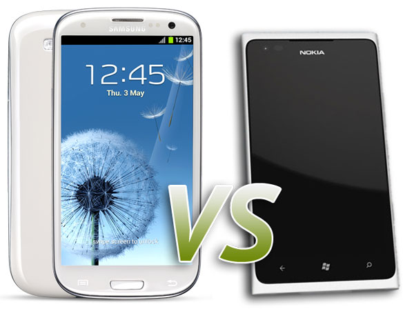 Samsung Galaxy S3 vs Nokia Lumia 900
