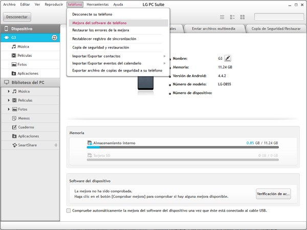 Update & # XF3; s Android 5.0 Lollipop for LG G3