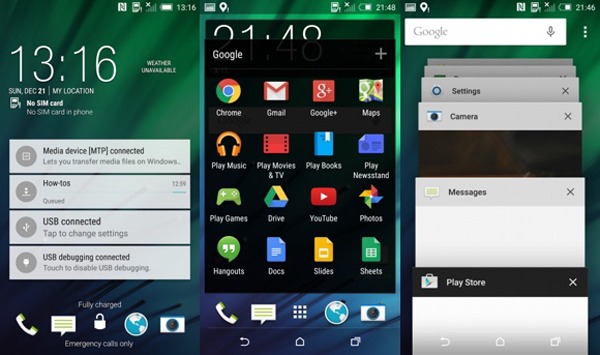 Android 5.0.1 Lollipop y Sense 6.0 en el HTC One M8