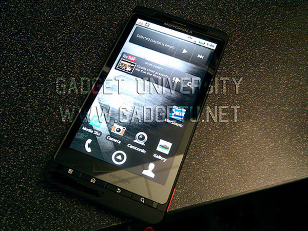 Motorola Milestone X, móvil táctil de 4,3 pulgadas que conocí­amos como Motorola Shadow