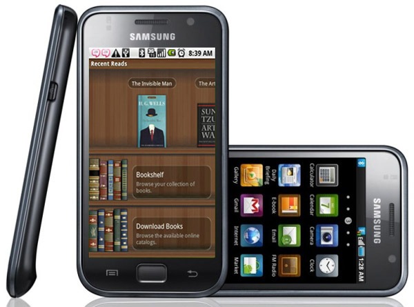 Samsung Galaxy S, el lector de libros electrónicos Aldiko gratis en el Samsung Galaxy S