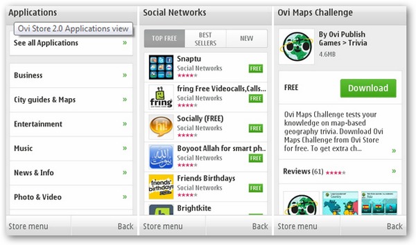 Nokia Ovi Store 2.0, la tienda de aplicaciones de Nokia se renueva con la llegada del Nokia N8