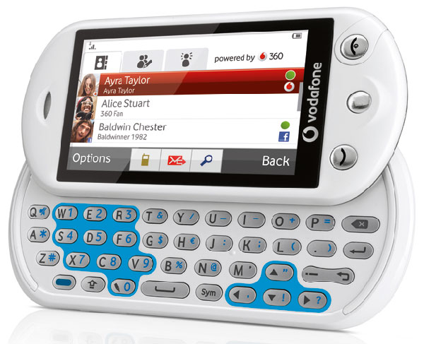 Vodafone 553, móvil táctil de gama baja con teclado QWERTY deslizable
