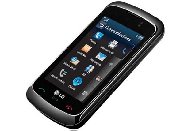 LG Encore GT550, móvil táctil con integración de redes sociales