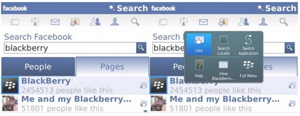 Facebook 1.9 Blackberry, nueva versión de Facebook para Blackberry
