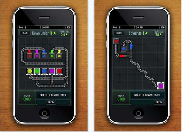 iPhone con Trainyard Express, juego gratis para dispositivos Apple