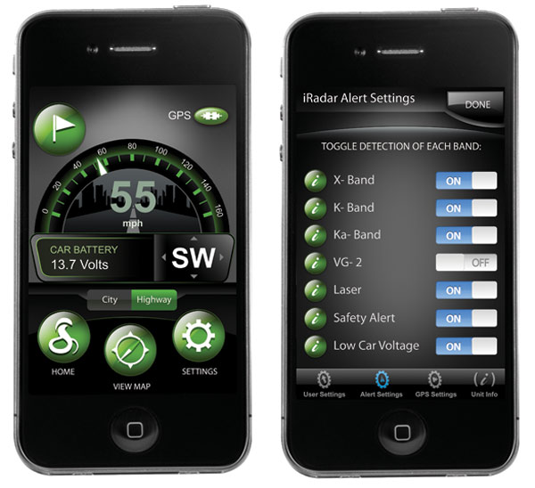 iPhone 4 Cobra iRadar, nuevo detector de radares para iPhone 4