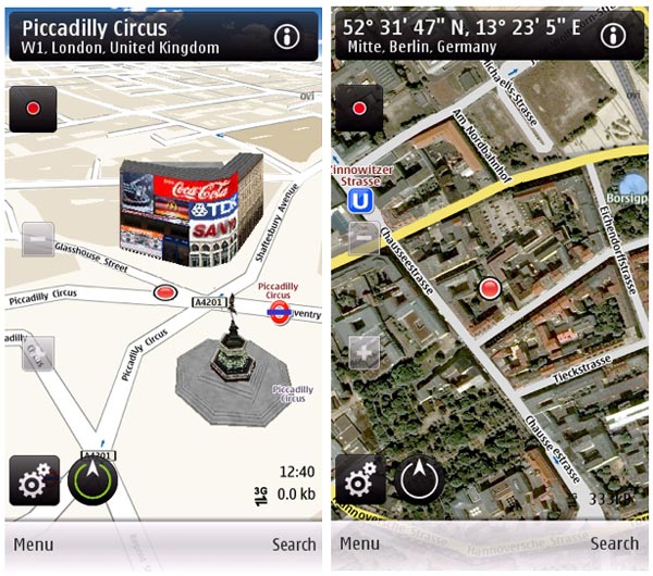 Nokia Ovi Mapas Beta, novedades en el navegador GPS de Nokia