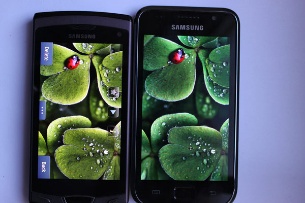 Samsung TFT, las pantallas TFT Super Clear LCD dan buen resultado