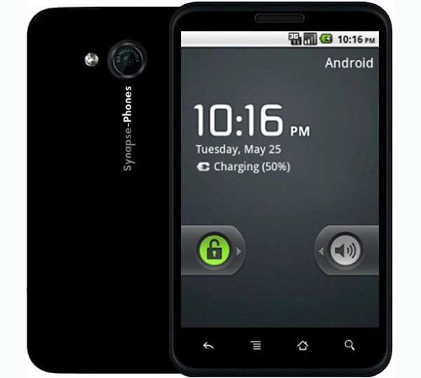 Synapse-Phones presenta un móvil con Android 2.2 (Froyo) y pantalla multitáctil