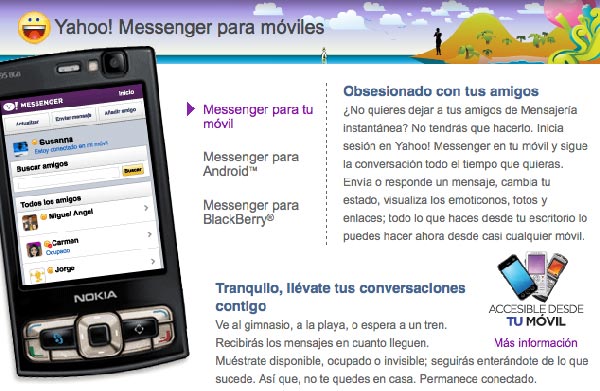 Yahoo Messenger para iPhone ahora con videollamadas por 3G