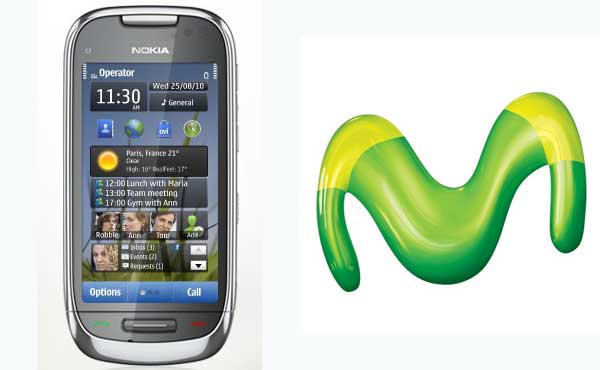 Nokia C7 Movistar, Nokia C7 gratis con Movistar