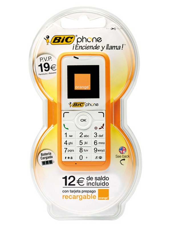 BIC Phone, a la venta por 19 euros con Orange y saldo gratis