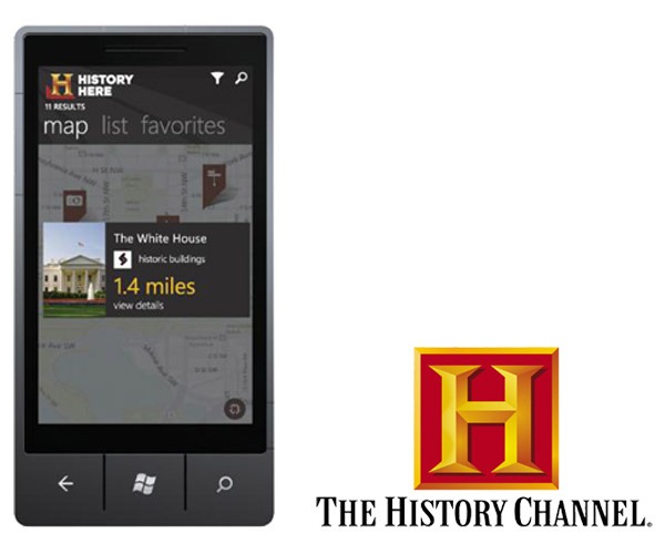 Windows Phone 7, History Channel ofrece una aplicación educativa para Windows Phone 7