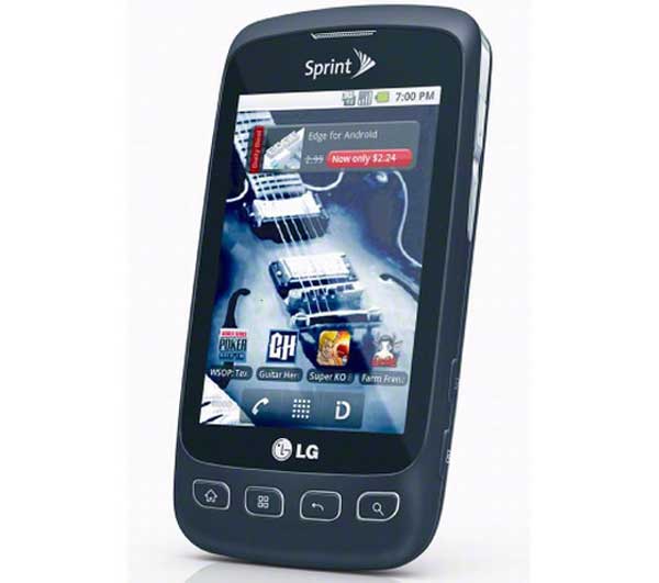 LG Optimus S, móvil con Android 2.2 Froyo