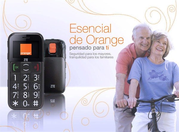 Esencial de Orange, móvil económico para personas mayores que se compra en farmacias