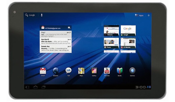 LG Optimus Pad, precios y tarifas en España con Vodafone