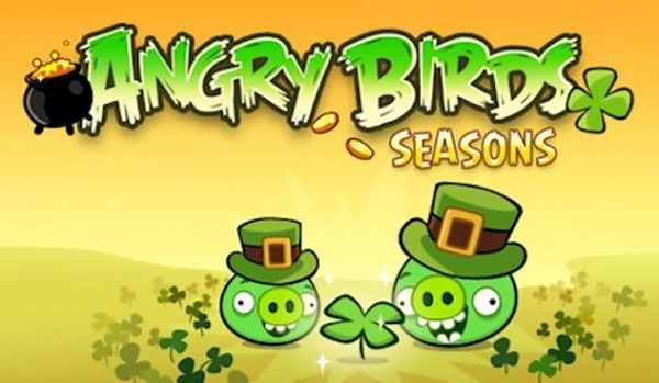Angry Birds Seasons, nueva versión de Angry Birds para celebrar San Patricio a la irlandesa