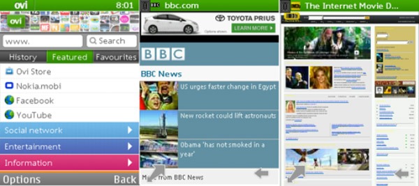 Nokia mejora el navegador OVI para Symbian S40