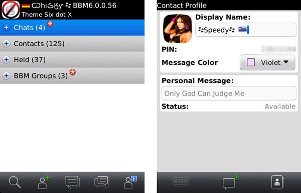 BlackBerry Messenger 6.0, filtradas las primeras imágenes de la aplicación de mensajerí­a de RIM