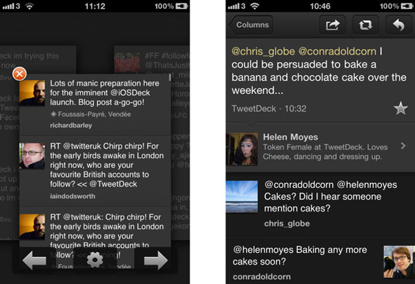 TweetDeck 2.0 para iPhone, actualización gratuita del popular cliente de Twitter