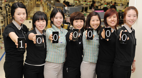 Samsung Galaxy S II, un millón de unidades vendidas en Corea del Sur
