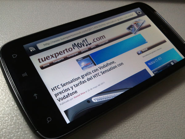 HTC Sensation, hemos probado el móvil más potente de HTC 6