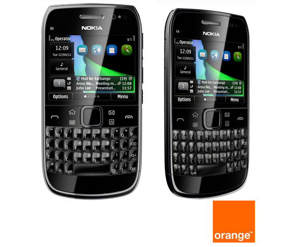 Nokia E6 Orange, precios y tarifas de Nokia E6 con Orange
