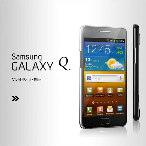 Samsung Galaxy Q, un móvil con una pantalla gigante