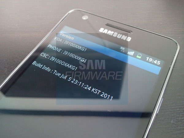 Samsung Galaxy S II se actualiza a Android 2.3.4 Gingerbread 2