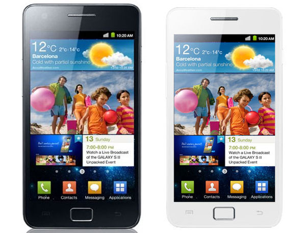Samsung Galaxy S II Blanco podrí­a aparecer en blanco en agosto