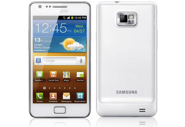 Samsung Galaxy S II Blanco podrí­a aparecer en blanco en agosto 2