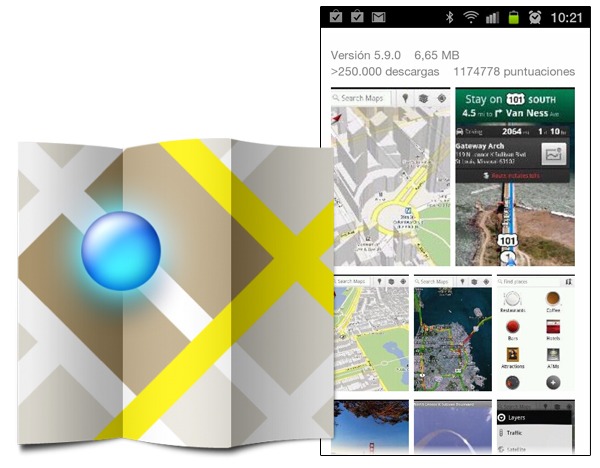 Actualización de Google Maps 5.9 para Android ya disponible