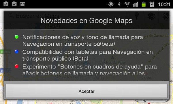 Actualización de Google Maps 5.9 para Android ya disponible 2