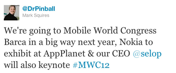 Nokia estará presente en el Mobile World Congress 2012 2