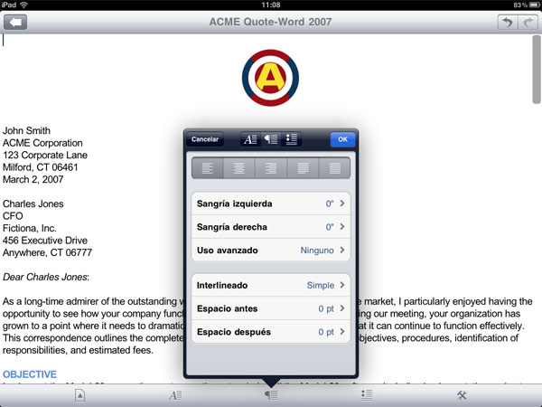 Aplicaciones para escribir y trabajar con el iPad 2 2