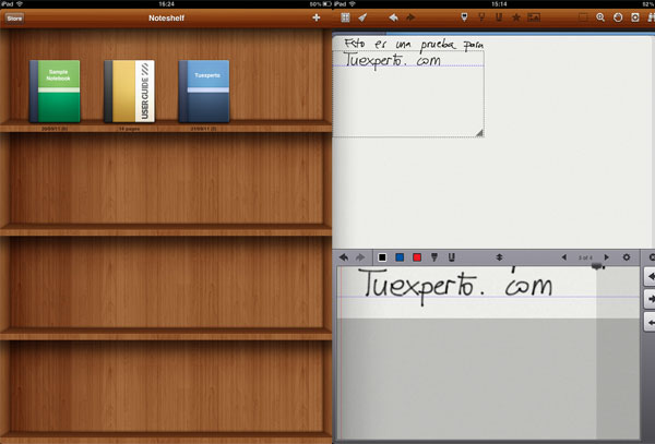 Aplicaciones para escribir a mano en el iPad 2 5