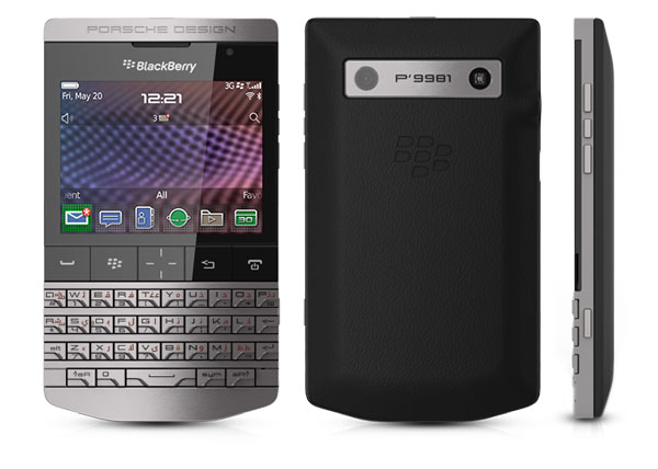 BlackBerry Porsche Design P”™9981, móvil profesional de lujo