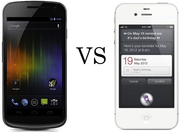 Comparativa: Samsung Galaxy Nexus vs iPhone 4S 1
