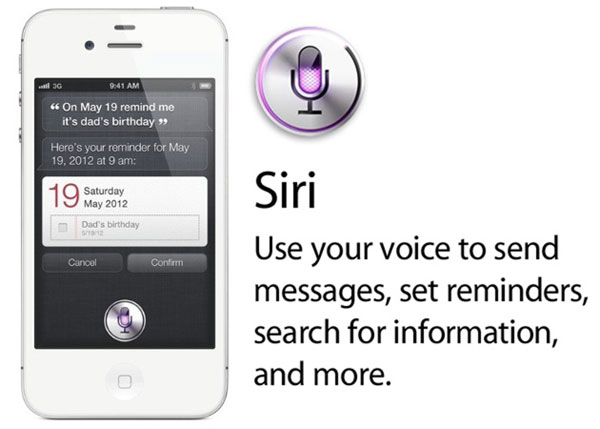 Siri para iPhone 4S, el reconocimiento de voz estará en español en 2012 1