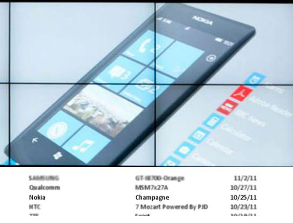 El Nokia Lumia 900 podrí­a llamarse Nokia Champagne