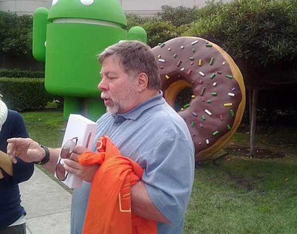 El cofundador de Apple ya tiene su Samsung Galaxy Nexus