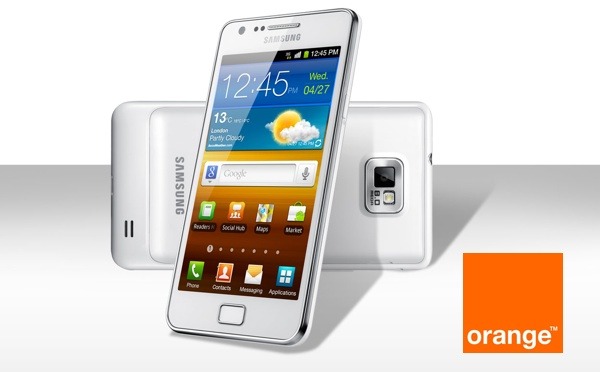 Samsung Galaxy S2 blanco con Orange, precios y tarifas
