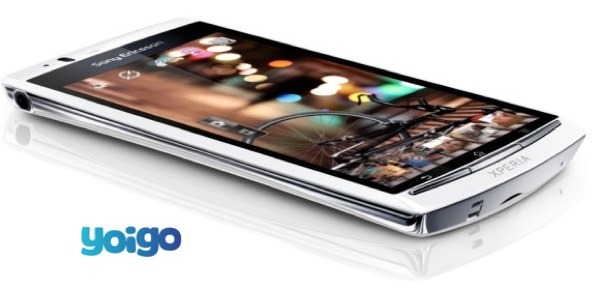 Sony Ericsson Xperia Arc S con Yoigo, precios y tarifas