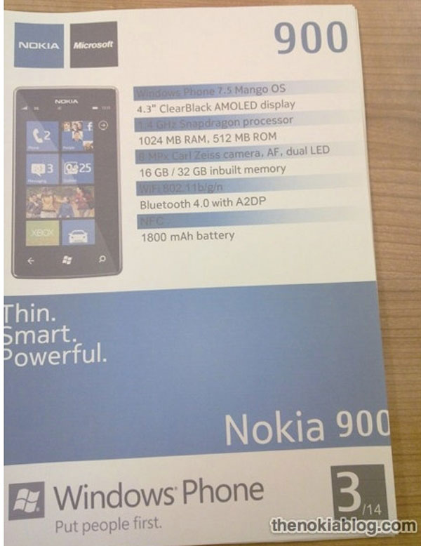 Nokia Lumia 900