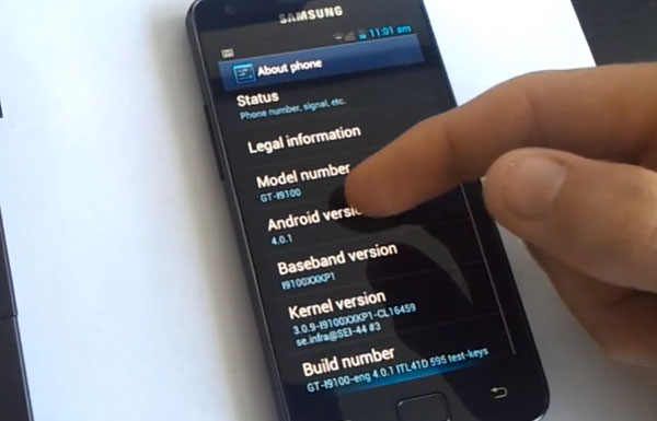 samsung galaxy s2 android 4.0