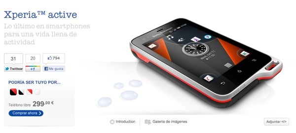 sonyericsson xperia active precio libre 02