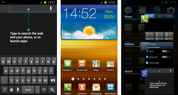 Android 4.0 se deja ver de nuevo en el Samsung Galaxy S2